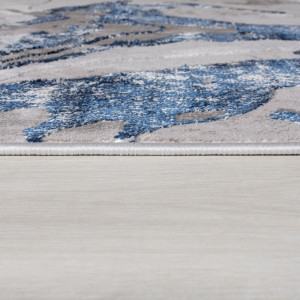 Covor traversă Marbled Bleumarin 80X300 cm, Flair Rugs - Img 5
