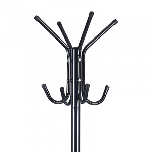 Cuier haine tip pom Piero metal negru D44x181cm - Img 2