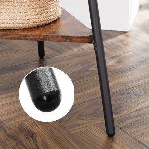 Cuier tip pom Model Barr, Maro Rustic/Negru, 50x50x179 cm - Img 7