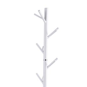Cuier tip pom Model Marietta, Alb, 37x37x177 cm - Img 2