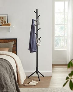 Cuier tip pom Model Sawyer, Negru, 47x47x175 cm - Img 3
