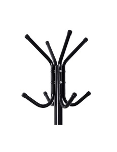 Cuier tip pom Model Wise, Negru, 49x49x176 cm - Img 7