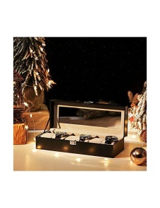 Cutie pentru ceasuri Model McCann, Negru, 30x11.2x8 cm - Img 2