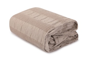 Cuvertura Pled pentru pat dublu Model Apollo Beige - Img 3