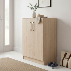Dulap de pantofi Shordo, natural, 60x40.5x80 cm