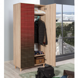 Dulap haine Model Stil, Multicolor, 90x52x192 cm - Img 4