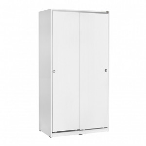 Dulap haine Model SWD-402-BB-2, Alb, 94x52x182 cm - Img 3