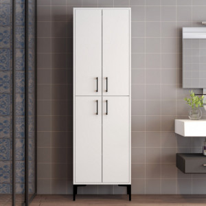 Dulap Model BerlinA, Alb, 60x35x200 cm - Img 2