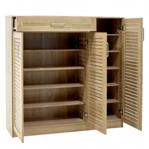 Dulap Pantofi Model Lilith, Stejar, 120x37x123 cm - Img 3
