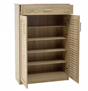 Dulap Pantofi Model Lilith, Stejar sonoma, 80x37x123 cm - Img 3