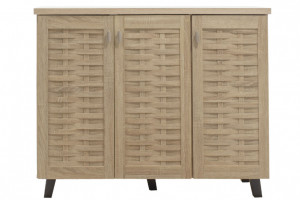 Dulap Pantofi Model Zion, Stejar sonoma, 115.5x40x92 cm - Img 5