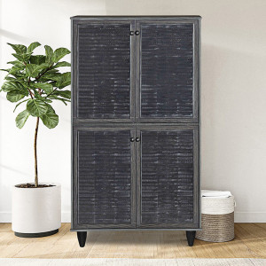 Dulap pantofi Ronan wenge 70.5x35x122cm - Img 3