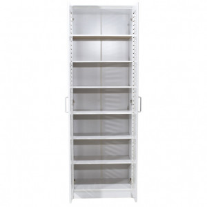 Dulap Pantofi Sante 21 Perechi Alb 60x37x183 cm - Img 4
