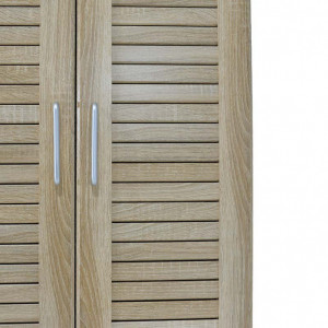 Dulap Pantofi Sante 21 Perechi Sonoma 60x37x183 cm - Img 5