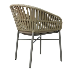 Fotoliu de grădină Model Frama, Maro, 57x60x78 cm - Img 2