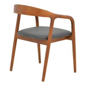 Fotoliu Hogie, negru, 61x60x76 cm - Img 3
