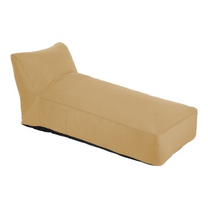 Fotoliu puf bean bag Telena, bej, 70x150x65 cm