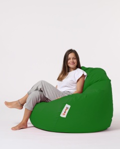 Fotoliu puf de gradina Premium Verde 115x130x39 cm - Img 10
