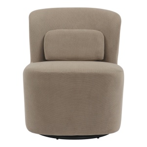 Fotoliu Rotativ Model Swish, Gri/Bej, 63x76x76.5 cm - Img 5