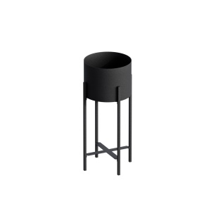 Ghiveci decorativ GED Negru 23x48x23 cm - Img 4