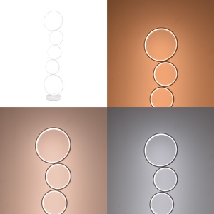 Lampadar Chemal, alb, 30x130 cm - Img 2