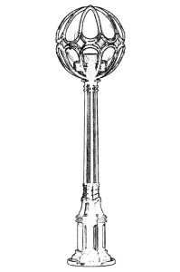 Lampadar de exterior M3B Negru 95x23 cm - Img 2