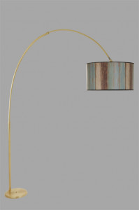 Lampadar Deve Boynu Eskitme Lambader Silindir Renkli Abajurlu Multicolor - Img 3