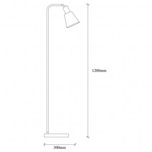 Lampadar Emek - 4086 Negru Vintage - Img 3