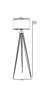 Lampadar Star Eskitme Lambader Silindir 02 Rattan Abajurlu Aramiu - Img 4