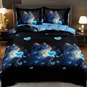 Lenjerie Bumbac Satinat 4 Piese Noctivue