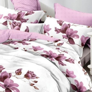 Lenjerie cu Elastic 180x200 cm, Orchid 6 Piese (Finet) - Img 3