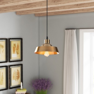 Lustra Berceste Auriu 22x22x107 cm - Img 1