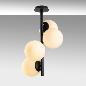 Lustra Faze Negru 32x32x53 cm - Img 5