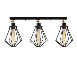 Lustra Oylat Negru 70x18x29 cm - Img 2