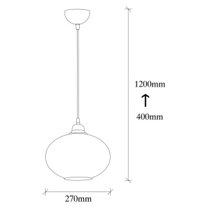 Lustra Smoked Gri 27x27x120 cm - Img 9