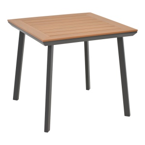 Masa de Gradina Model Synergy, Natural/Antracit, 80x80x74 cm - Img 3