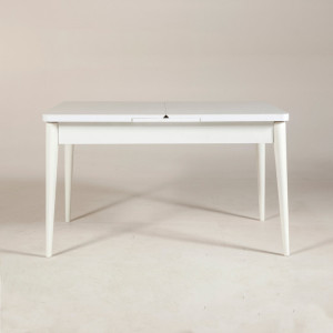 Masa Extensibila Model Salem, 129-163x80x75 cm, Alb - Img 1