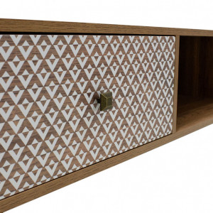 Masuta de Cafea Model Becker, 100x50x46 cm, Nuc/Negru - Img 7