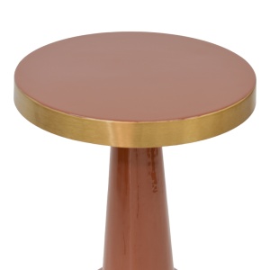 Masuta de Cafea Model Easyful, Roz pudra, D40x65 cm - Img 2