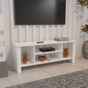 Mobilă TV Seref, alb, 120x30x47 cm