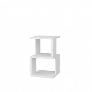 Noptiera Model Ramirez, Alb, 29.6x29.6x49.4cm - Img 4