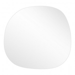 Oglinda de perete Frameless 1 20774 Negru 49x1.2x52cm - Img 1