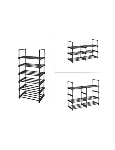 Pantofar, Songmics, Negru, LSA23BK, 45 x 30 x 106 cm - Img 7