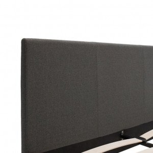 Pat dublu 150x200 cm Nevil 3134 Gri Inchis - Img 5