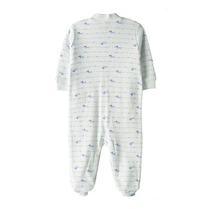 Pijama salopeta cu maneca lunga Newness - Img 2