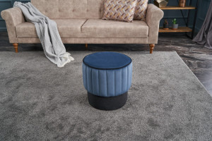Pouf Rose, Albastru - Img 2