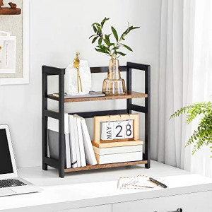 Raft de organizare, Songmics, Negru, 42x18x43 cm - Img 4