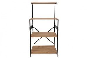 Raft Model Anemon, Negru/Pin, 60x45x124 cm - Img 10