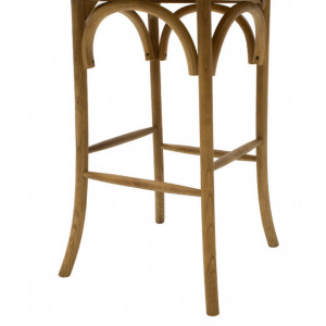 Scaun bar Model Reid, Nuc, 45x52x116 cm - Img 8