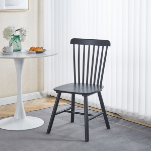 Scaun Bristol, negru, 45x51x86 cm - Img 3